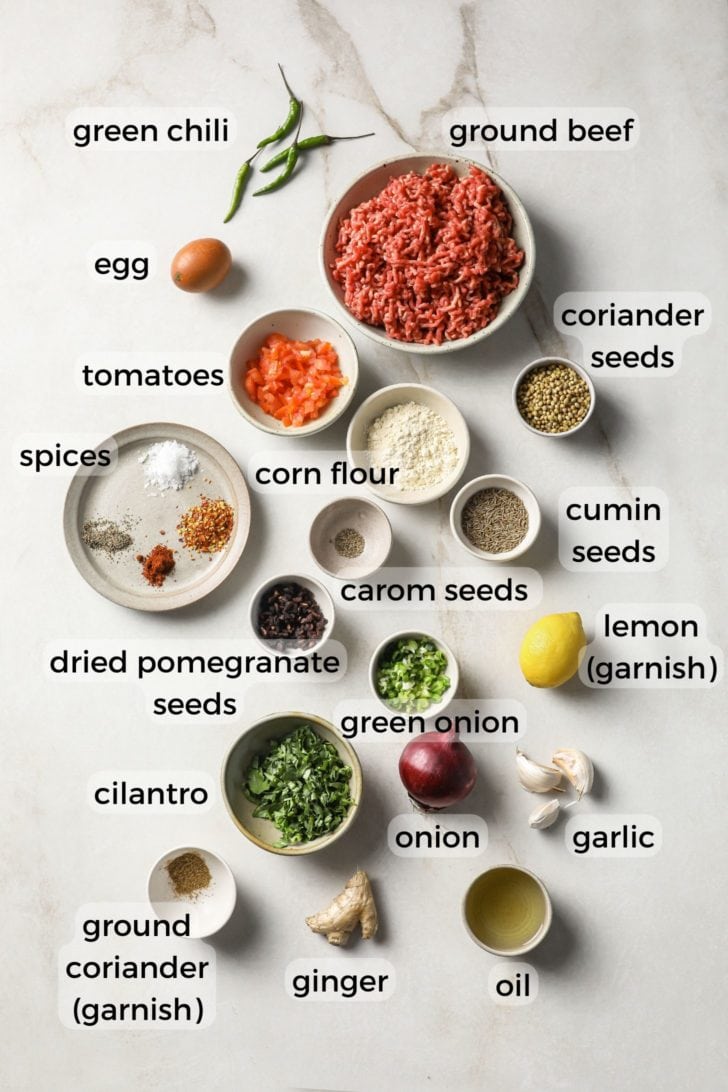 Kabab Ingredients